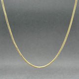 Estate 14K Y Gold 1.42mm 24” Snake Chain - Walter Bauman Jewelers