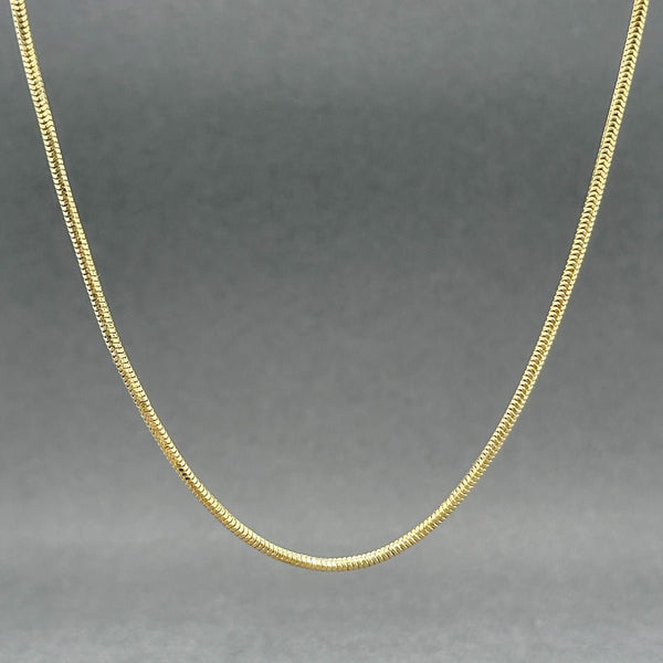 Estate 14K Y Gold 1.42mm 24” Snake Chain - Walter Bauman Jewelers