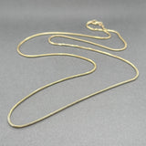 Estate 14K Y Gold 1.42mm 24” Snake Chain - Walter Bauman Jewelers