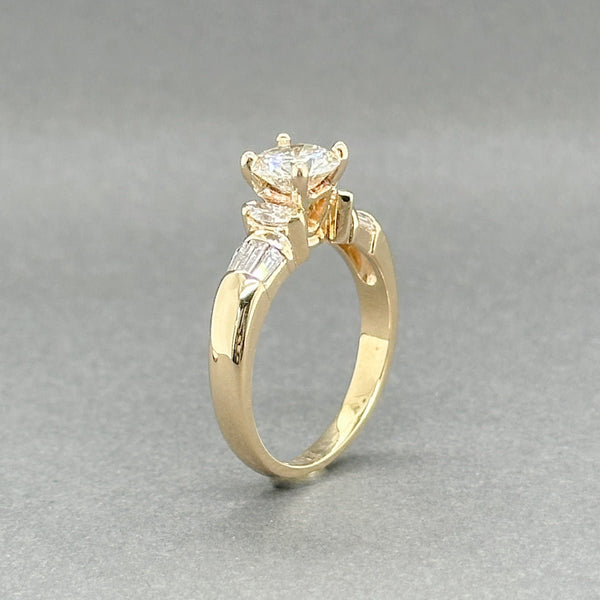 Estate 14K Y Gold 1.43ctw H - K/VS2 - I1 Diamond Eng. Ring - Walter Bauman Jewelers