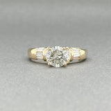 Estate 14K Y Gold 1.43ctw H - K/VS2 - I1 Diamond Eng. Ring - Walter Bauman Jewelers