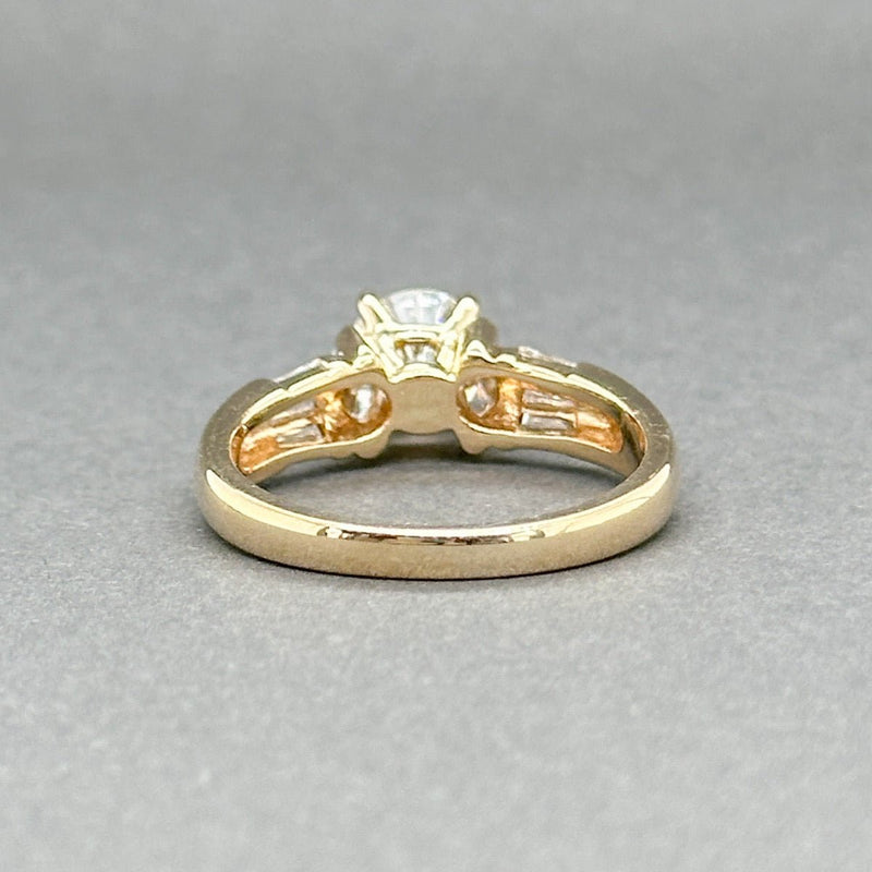 Estate 14K Y Gold 1.43ctw H - K/VS2 - I1 Diamond Eng. Ring - Walter Bauman Jewelers