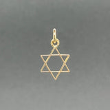 Estate 14K Y Gold 14mm Star of David Pendant - Walter Bauman Jewelers