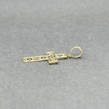 Estate 14K Y Gold 24.70mm Filigree Cross Pendant - Walter Bauman Jewelers