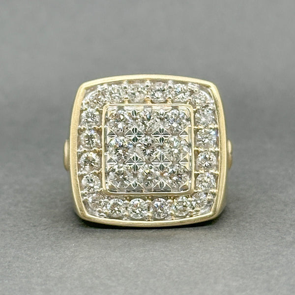 Estate 14K Y Gold 2.70ctw H - I/SI1 - 2 Diamond Men’s Ring - Walter Bauman Jewelers