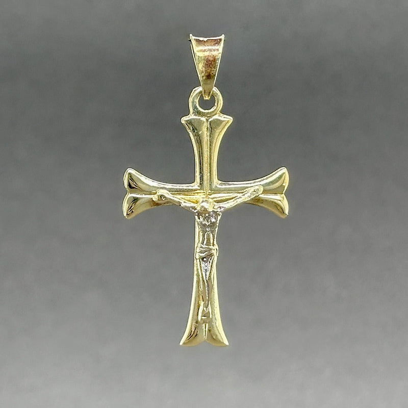 Estate 14K Y Gold 29.60mm Crucifix Pendant - Walter Bauman Jewelers