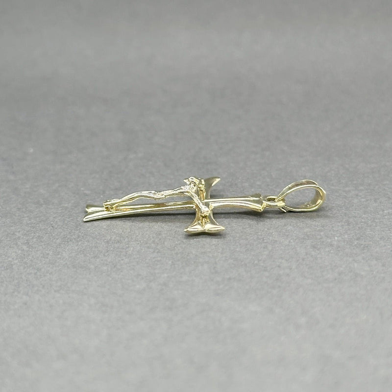 Estate 14K Y Gold 29.60mm Crucifix Pendant - Walter Bauman Jewelers