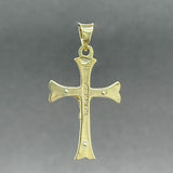 Estate 14K Y Gold 29.60mm Crucifix Pendant - Walter Bauman Jewelers