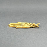 Estate 14K Y Gold 33.80mm Allah Hamsa Pendant - Walter Bauman Jewelers