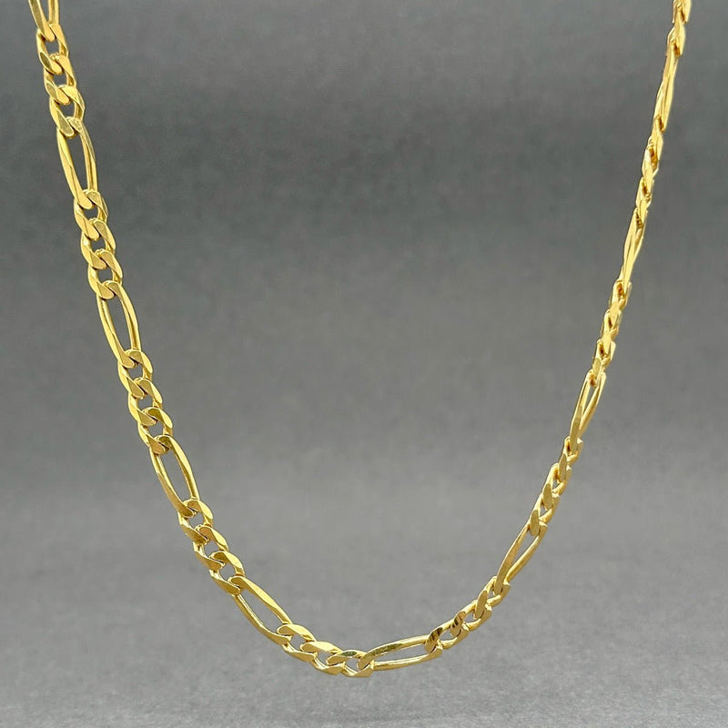 Estate 14K Y Gold 3.49mm 20” Figaro Chain - Walter Bauman Jewelers