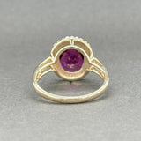 Estate 14K Y Gold 3.54ct Garnet Ring - Walter Bauman Jewelers