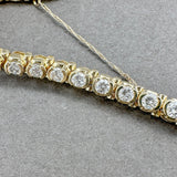 Estate 14K Y Gold 3.67ctw G-H/SI2-I1 Diamond Tennis Bracelet - Walter Bauman Jewelers