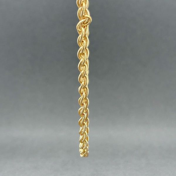 Estate 14K Y Gold 3.77mm 19” Double Curb Link Chain - Walter Bauman Jewelers