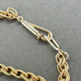 Estate 14K Y Gold 3.77mm 19” Double Curb Link Chain - Walter Bauman Jewelers