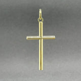 Estate 14K Y Gold 39.50mm Cross Pendant - Walter Bauman Jewelers
