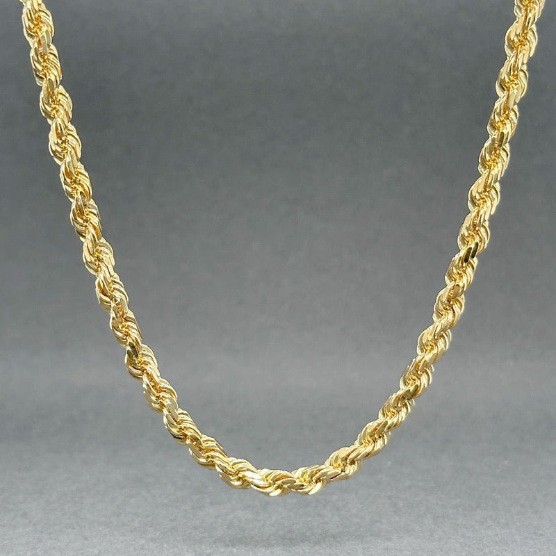 Estate 14K Y Gold 4.02mm 18” Rope Chain - Walter Bauman Jewelers