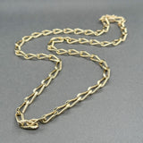 Estate 14K Y Gold 4.62mm Fancy 18” Curb Link Chain - Walter Bauman Jewelers