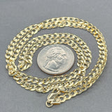 Estate 14K Y Gold 4.67mm 24” Curb Link Chain - Walter Bauman Jewelers