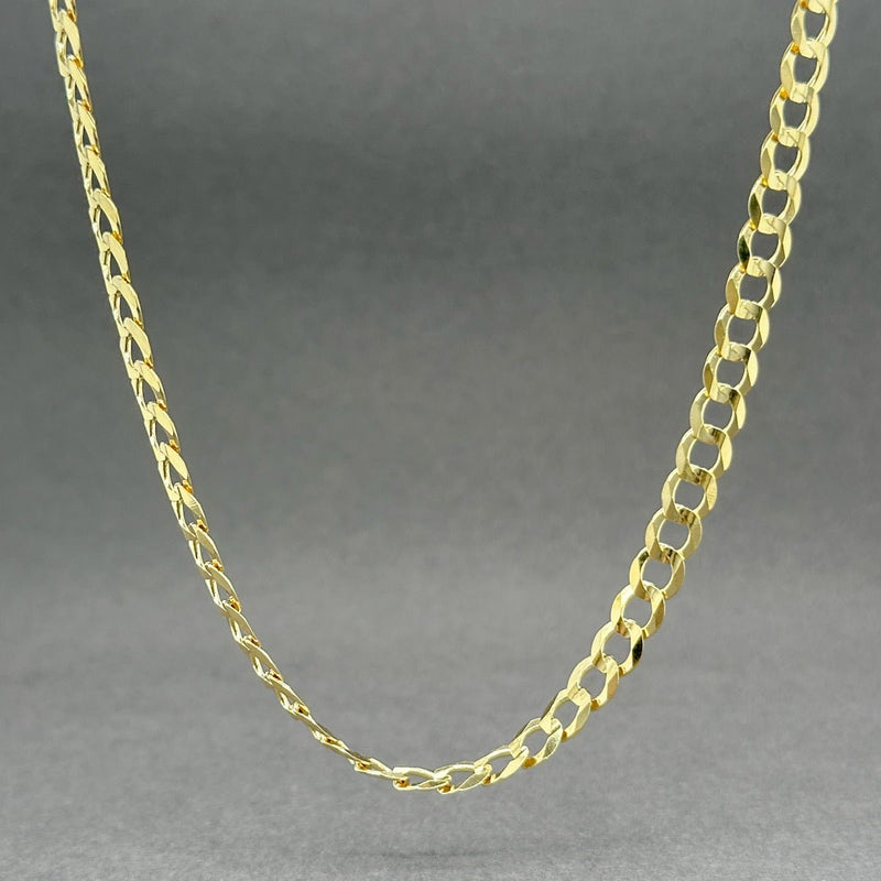 Estate 14K Y Gold 4.73mm 22” Curb Link Chain - Walter Bauman Jewelers