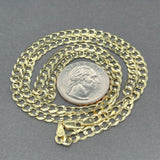 Estate 14K Y Gold 4.73mm 22” Curb Link Chain - Walter Bauman Jewelers