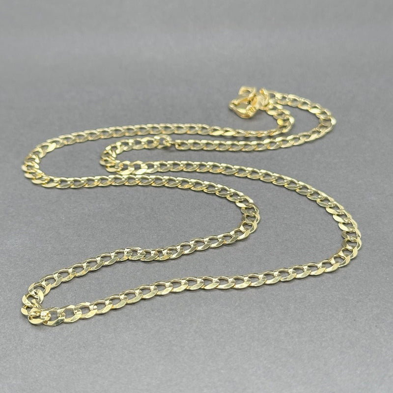 Estate 14K Y Gold 4.73mm 22” Curb Link Chain - Walter Bauman Jewelers