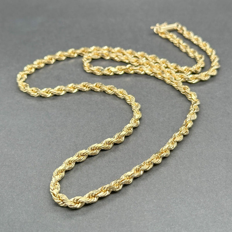 Estate 14K Y Gold 4mm 20” Rope Chain - Walter Bauman Jewelers