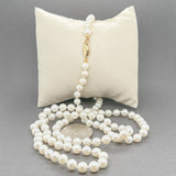 Estate 14K Y Gold 5.5 - 6mm 30” Akoya Pearl Necklace - Walter Bauman Jewelers