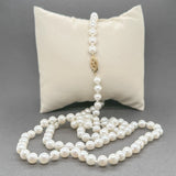 Estate 14K Y Gold 5.5 - 6mm 30” Akoya Pearl Necklace a - Walter Bauman Jewelers