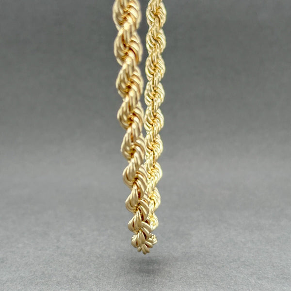 Estate 14K Y Gold 5.67mm 30” Hollow Rope Chain - Walter Bauman Jewelers