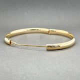 Estate 14K Y Gold 6mm Bangle Bracelet - Walter Bauman Jewelers