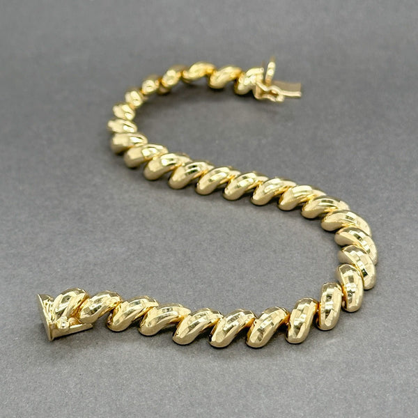 Estate 14K Y Gold 7.30mm San Marco Bracelet - Walter Bauman Jewelers