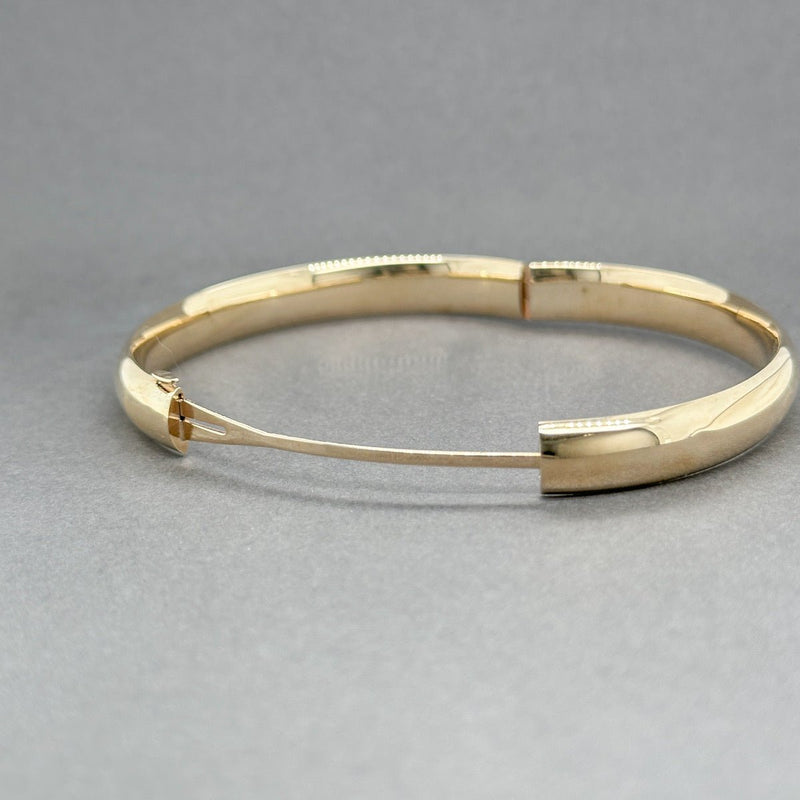 Estate 14K Y Gold 8.29mm Hollow Bangle Bracelet - Walter Bauman Jewelers