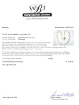 Estate 14K Y Gold 8.5 - 9mm Akoya Pearl 16” Necklace a - Walter Bauman Jewelers