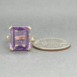 Estate 14K Y Gold 8.82ct Amethyst Ring - Walter Bauman Jewelers