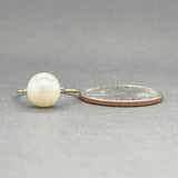 Estate 14K Y Gold 9.3mm Cultured Freshwater Pearl Ring - Walter Bauman Jewelers