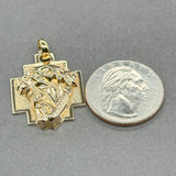 Estate 14K Y Gold Christ Head Pendant - Walter Bauman Jewelers