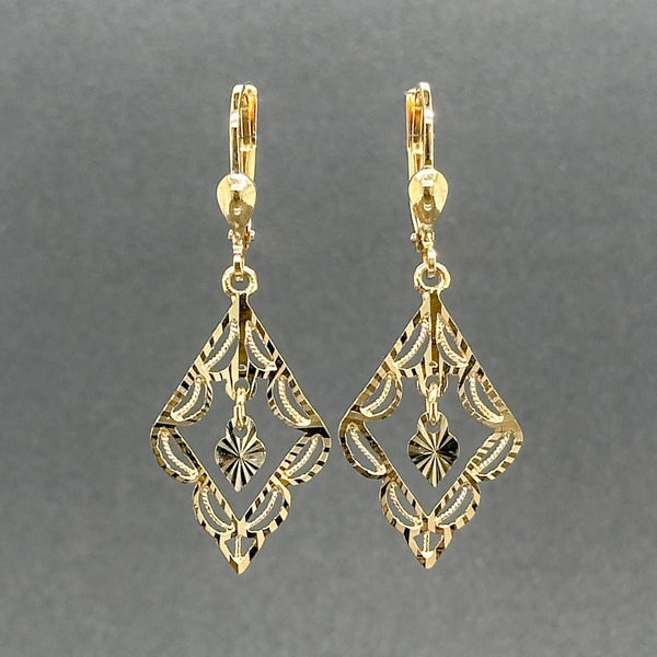 Estate 14K Y Gold Dangle Earrings - Walter Bauman Jewelers