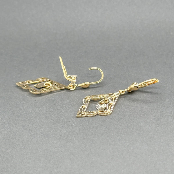 Estate 14K Y Gold Dangle Earrings - Walter Bauman Jewelers