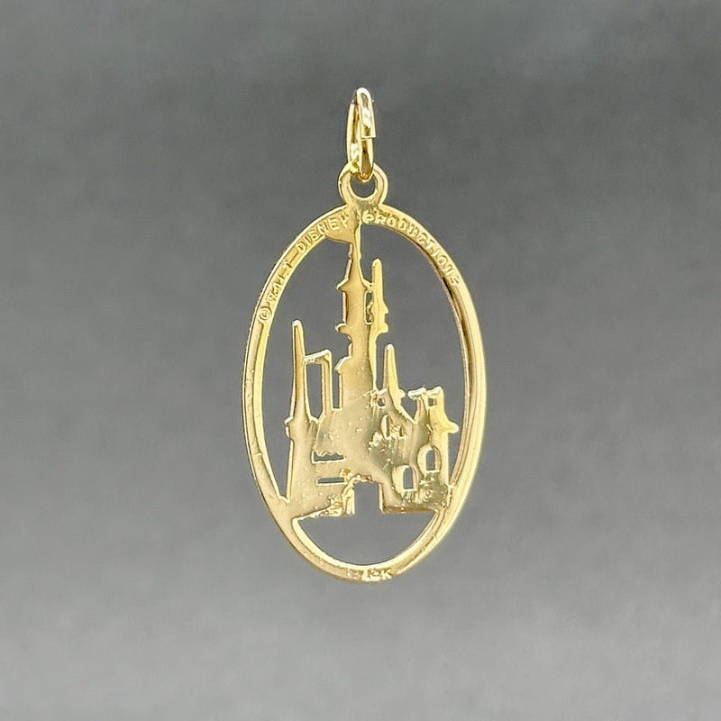 Estate 14K Y Gold Disney Cinderella Castle Pendant - Walter Bauman Jewelers