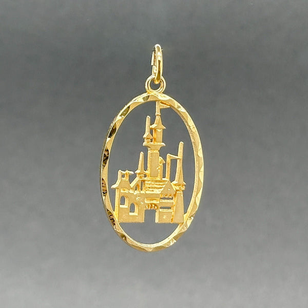 Estate 14K Y Gold Disney Cinderella Castle Pendant - Walter Bauman Jewelers