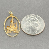 Estate 14K Y Gold Disney Cinderella Castle Pendant - Walter Bauman Jewelers