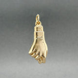 Estate 14K Y Gold Fica In Mano Fist Pendant - Walter Bauman Jewelers