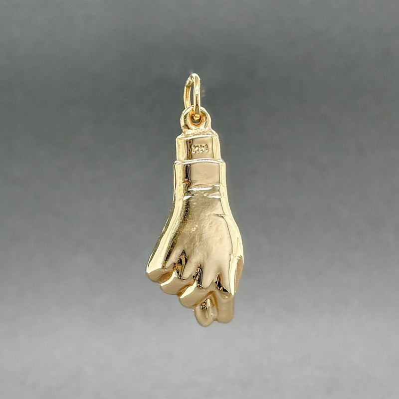 Estate 14K Y Gold Fica In Mano Fist Pendant - Walter Bauman Jewelers