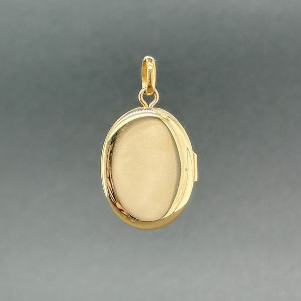 Estate 14K Y Gold Flower Locket Pendant - Walter Bauman Jewelers