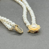 Estate 14K Y Gold Freshwater Pearl Double Strand Bracelet - Walter Bauman Jewelers