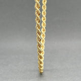 Estate 14K Y Gold Hollow 3.70mm 18” Rope Chain - Walter Bauman Jewelers