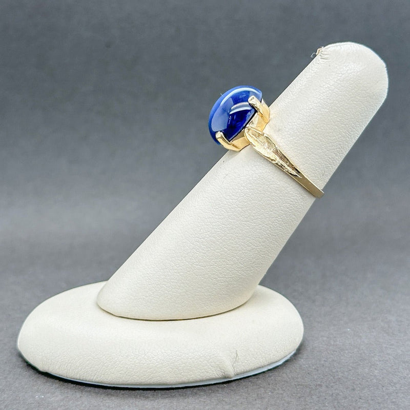 Estate 14K Y Gold Lab-Created Star Sapphire Ring - Walter Bauman Jewelers