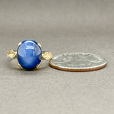 Estate 14K Y Gold Lab-Created Star Sapphire Ring - Walter Bauman Jewelers