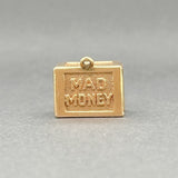 Estate 14K Y Gold Mad Money Charm - Walter Bauman Jewelers