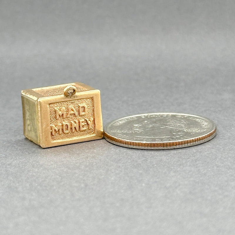 Estate 14K Y Gold Mad Money Charm - Walter Bauman Jewelers